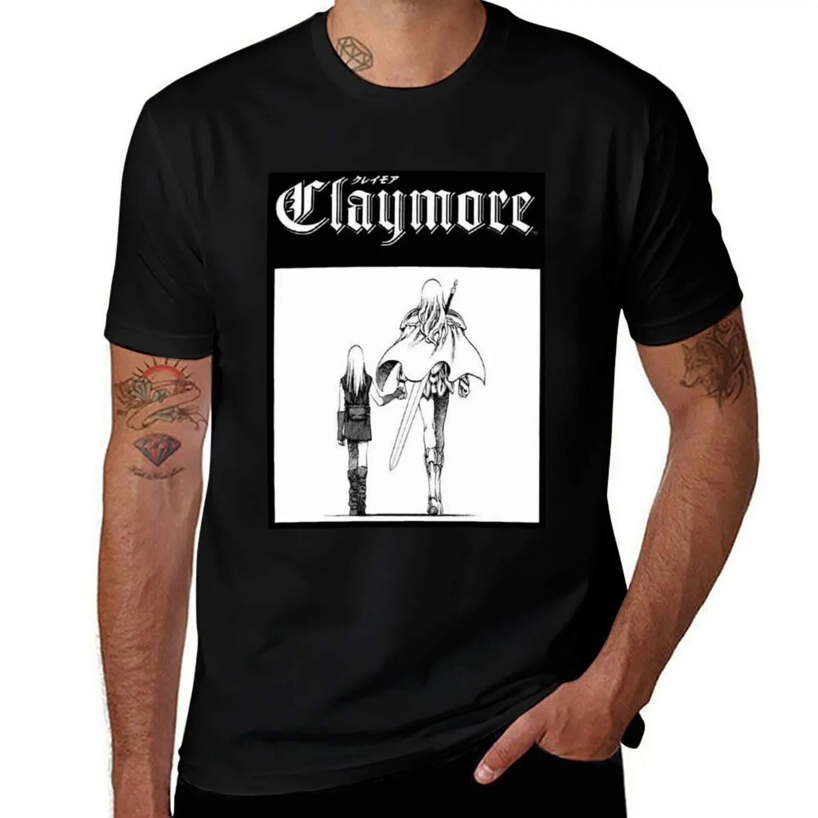 

Young Clare Claymore Anime Manga Gift Fan T-Shirt anime t shirts shirts graphic tees men tshirt