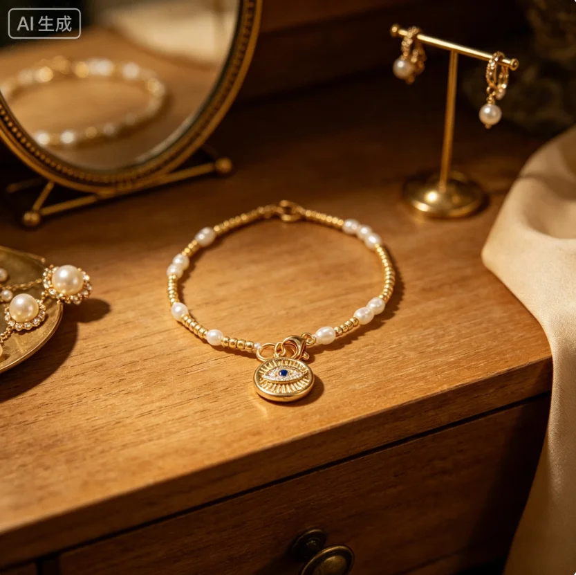 WT-MPB058 Wholesale Fashion Elegant Lovely 2mm Tiny Gold Beads  Bracelet Can Be Adjustable For Lady Daily ACC