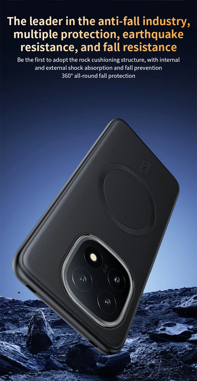 Für VIVO IQOO 15 Hülle Magnetische Leder-Schutzhülle Für VIVO IQOO 15 Anti-Fingerabdruck Rutschfest PC+TPU – Detail 15