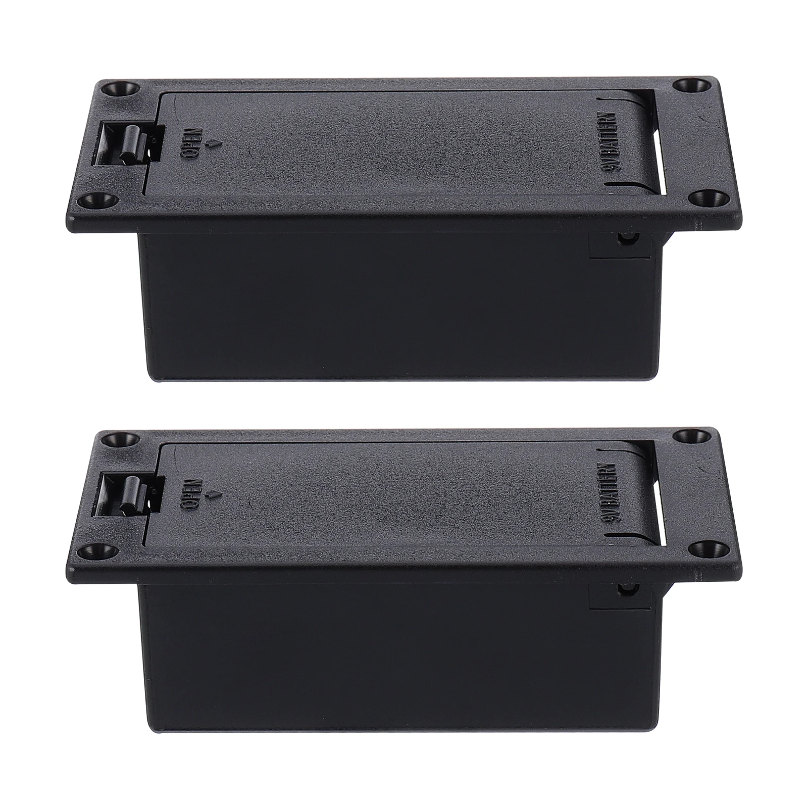 

2 pcs 9V Box For Replacement Durable Small Active Holder Compartment For Guitar Bass Case Guitar Pickup Box Bass Pickup