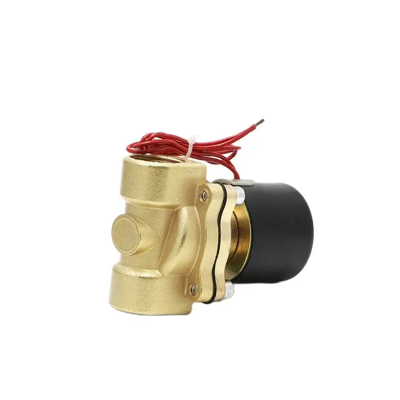 DN8 DN10 DN15 DN20 DN25 N / C Pneumatic Solenoid Valve for Water Oil Air Brass 2W 1 Inch Electromagnetic Inlet Va