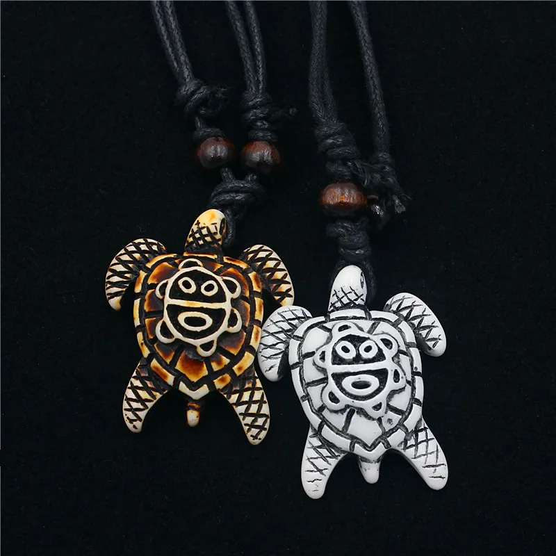 

Sun smiley face, turtle resin necklace, sweater chain, bone-like turtle necklace, two-color.