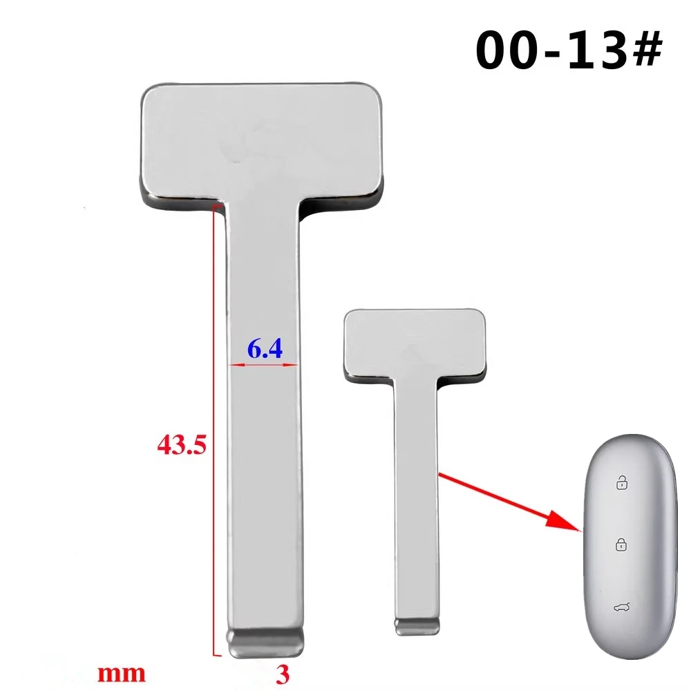 for Lixiang L6 L7 L8 L9 Li Auto Car Remote Key Blade for Li L6 L7 L8 L9 One Li xiang Auto Car Emergency Mechanical Key Blade