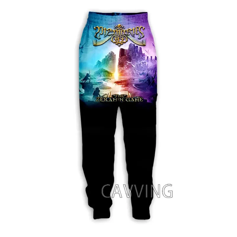 Pantalones de chándal deportivos con estampado 3D de banda antigua, pantalón de chándal recto, pantalones de Jogging, nuevos recuerdos de moda