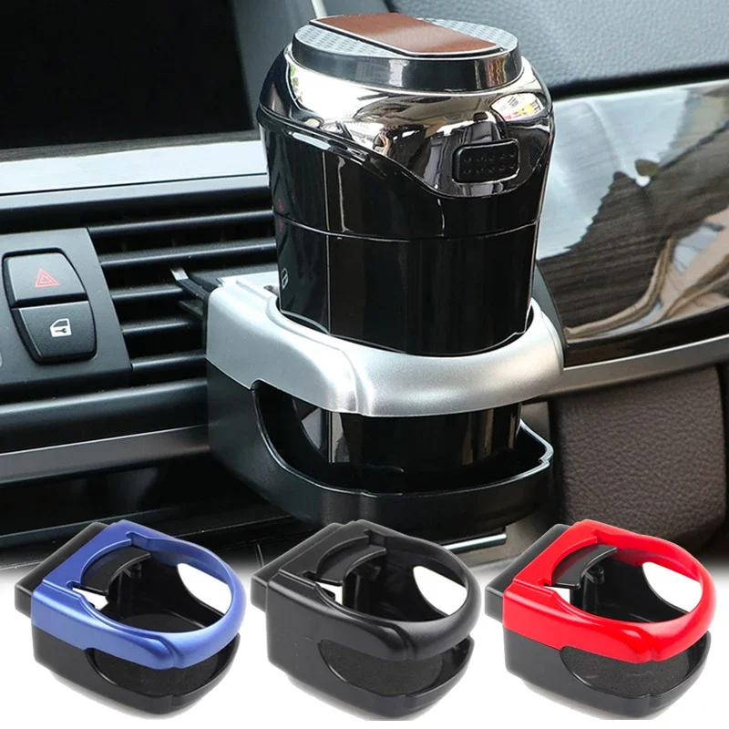 

Car Air Vent Drink Holder Multi-functional Air Conditioner Car Mounted Teacup Ashtray Holder Easy Installation Auto Accessories