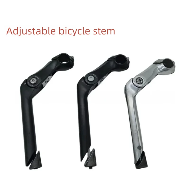 

Adjustable Bike Stem 110mm 25.4mm Handlebar Riser 0-60 Degree for Mountain Road Bike