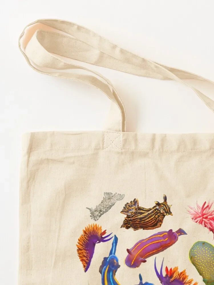 Nudibranchia Tote Bag กระเป๋าสตรี ผู้หญิง นักช้อป ซูเปอร์มาร์เก็ต กระเป๋าพับได้ กระเป๋า