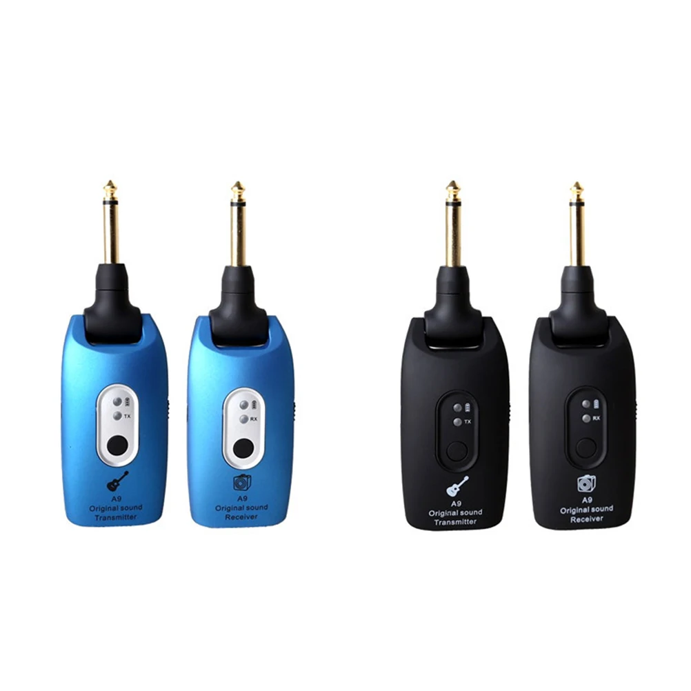 

Wireless Receiver System 2.4Ghz 6.35Mm Port Rotatable Plug Compatible For Electric Guitar Bass Electroacoustic Instruments Usb