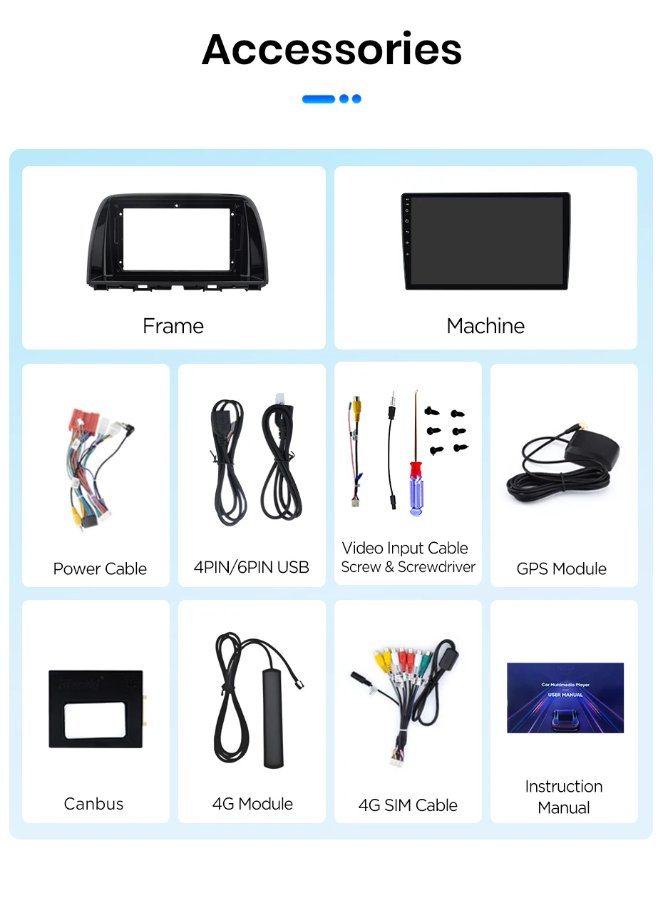 Junsun Android 15 Auto-Intelligenzsysteme für Mazda CX 5 CX5 CX-5 2012-2016 AI Wireless CarPlay für Apple Auto 9" IPS – Detail 33