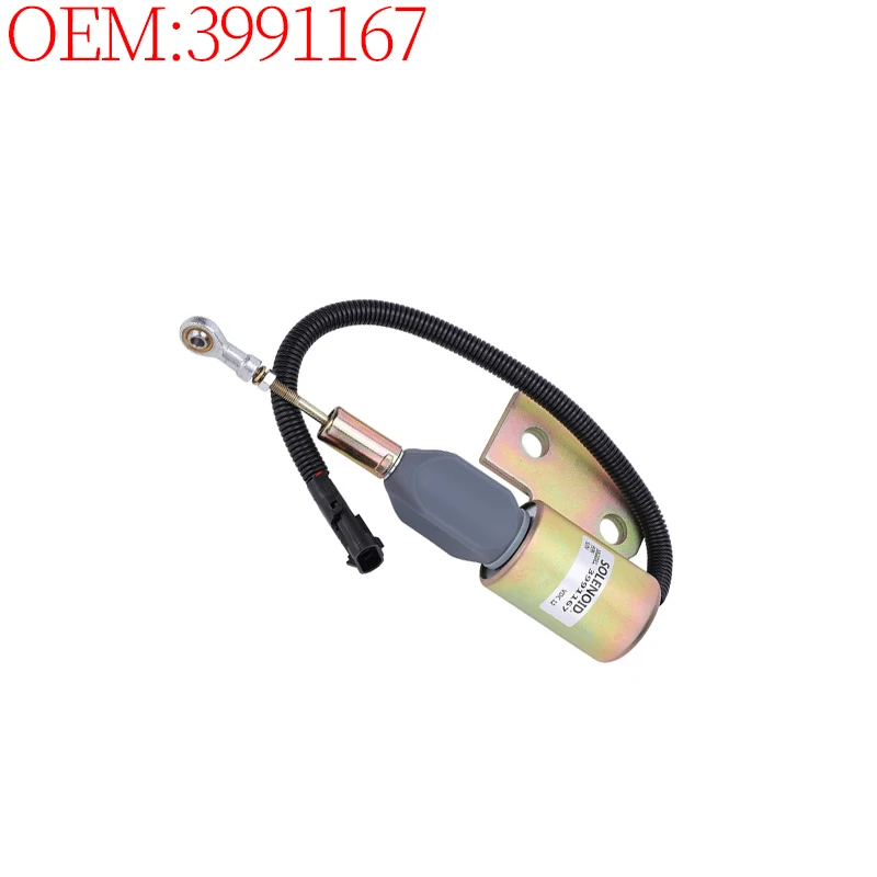 

Excavator Accessories Construction Machinery Parts 3991167 Flameout Solenoid Valve for Cummins Engine