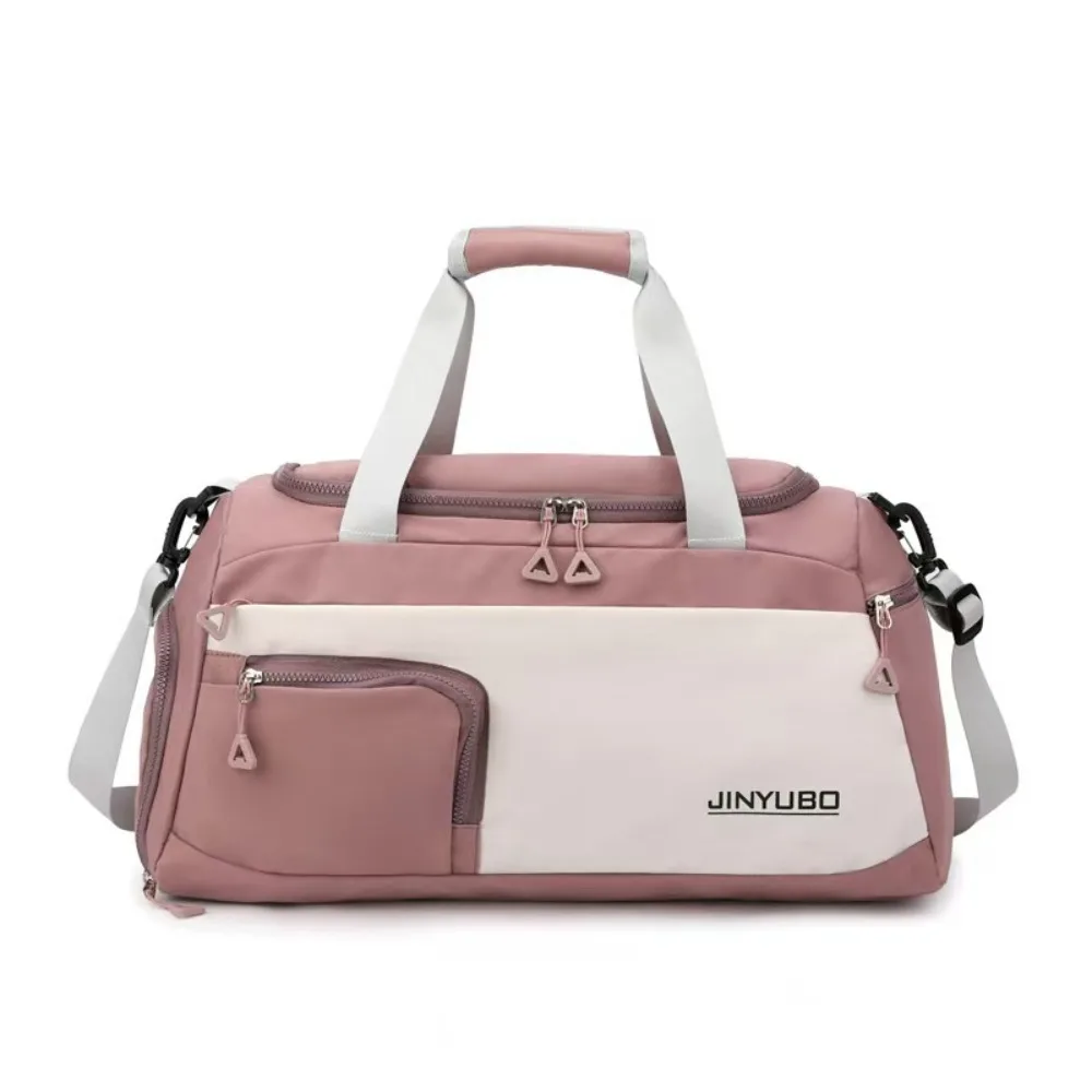 Zipper Oxford Travel Luggage Bag Foldable Short Distance Nylon Duffle Bag Multi Layered Sturdy Large Capacity Handbag Sports
