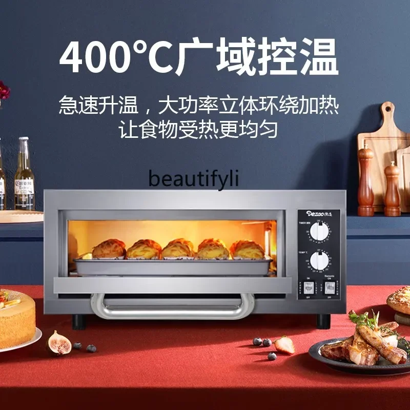 

Electric Oven Commercial Large-Capacity Single-Layer Oven Roast Machine Multi-Functional Pizza Machine Egg Tart Pancake