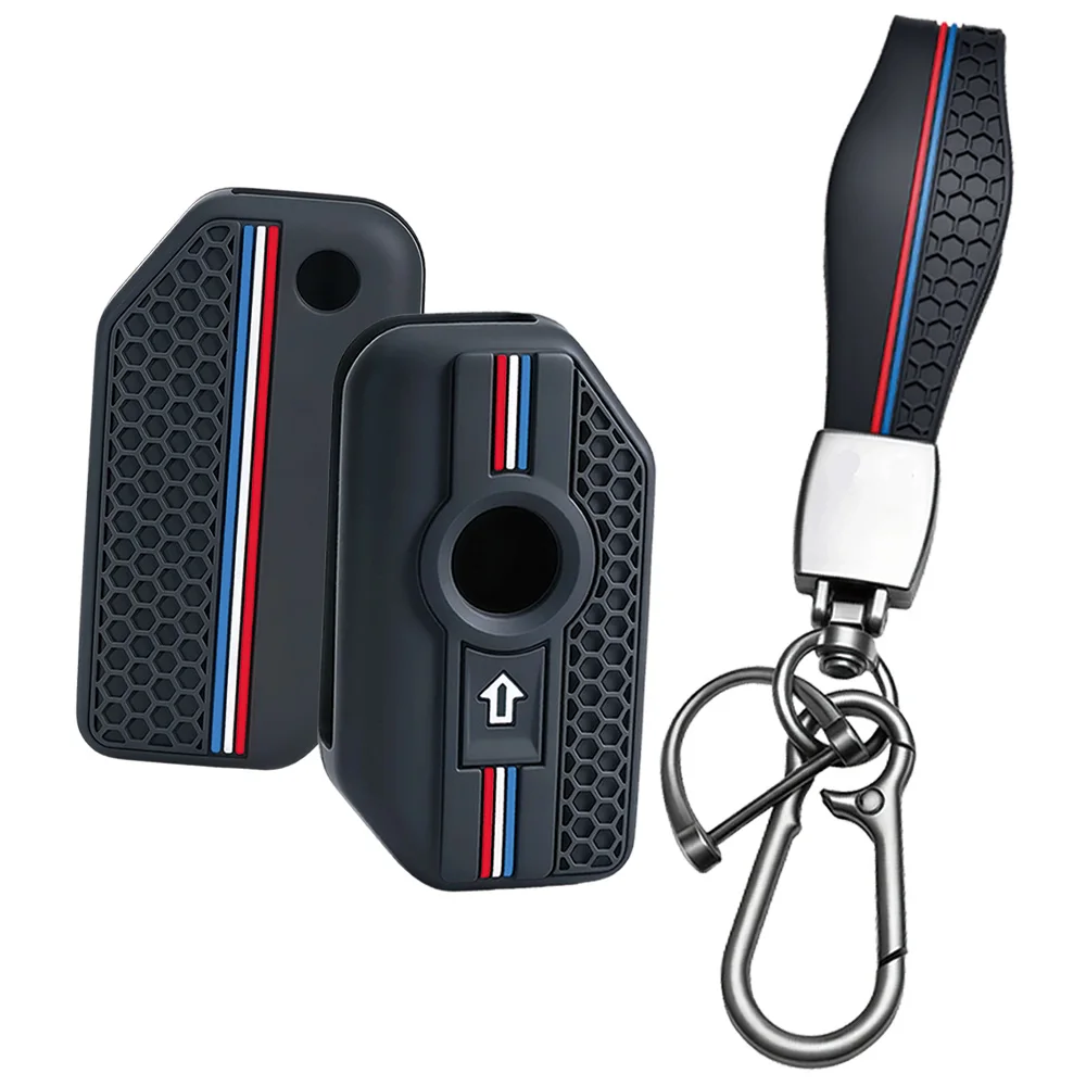 Silicone Remote Shell For BMW R1250GS R1200GS Adventure F750GS F850GS F900R F900XR K1600B K1600GT With Wrist Strap And Carabiner