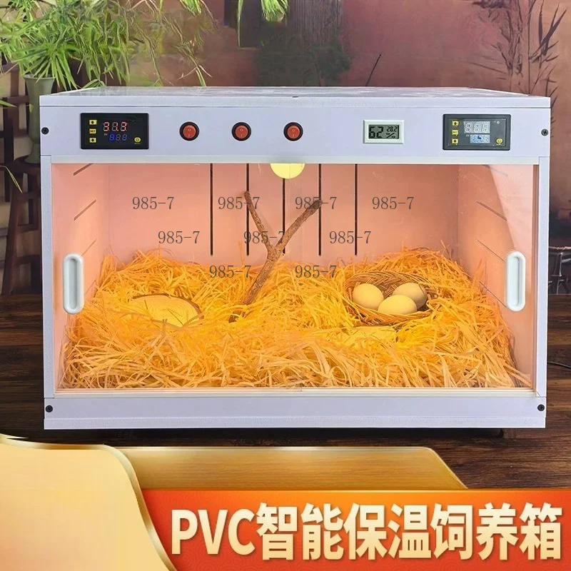 PVC Warming Box, Dual temperature control air warmer for parrot, chick and juvenile bird breeding