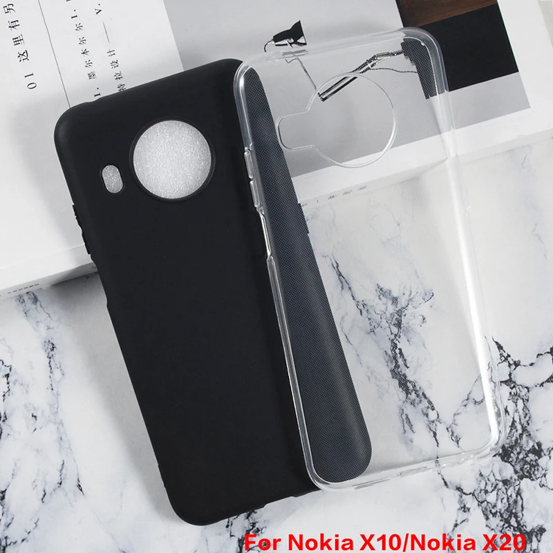 Soft Black TPU Phone Case For Nokia X100 C01 Plus G10 G20 G50 Silicone Case for Nokia Back Cover