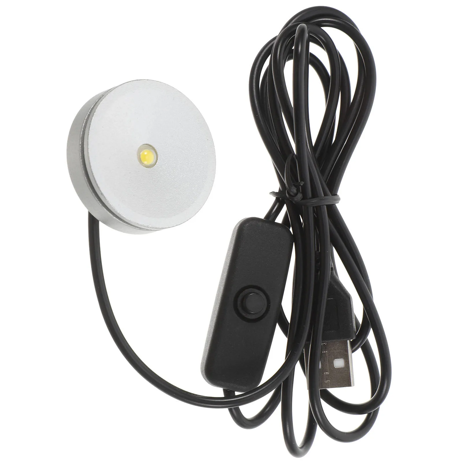 

3W Led Lamp Neutral Diffuser Extra Thin Mini Portable Light Large-Angle Illumination Usb Powered Display Cabinet Lighting 4000K