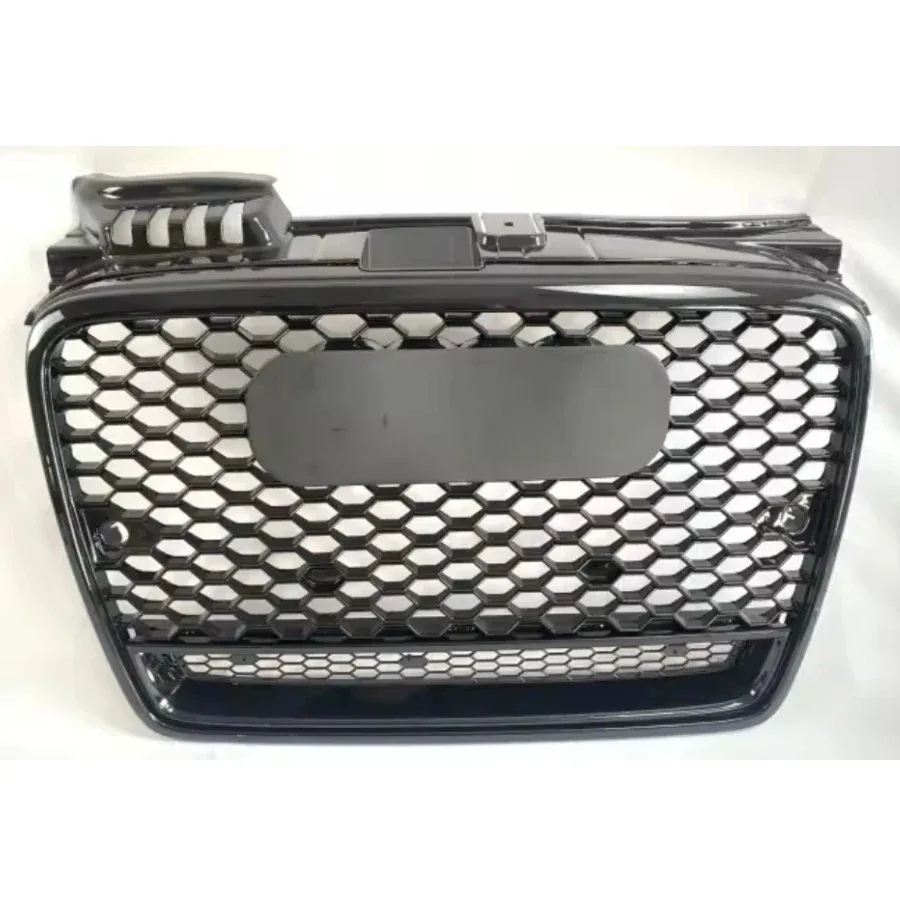 Honeycomb Grill Mesh Front Bumper Grill Center Grille for RS4 Grill for  A4 B7 2005-2007(not for Sline) for Quattro Style