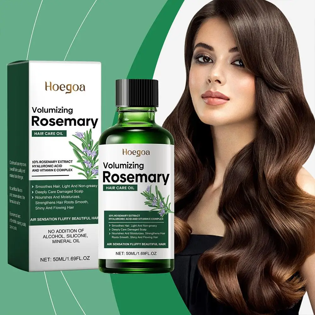 Rosemary-óleo essencial para o crescimento do cabelo e alisamento, produto de amaciamento do cabelo, cuidado do cabelo, nutritivo, hidratante e brilho, o7x2