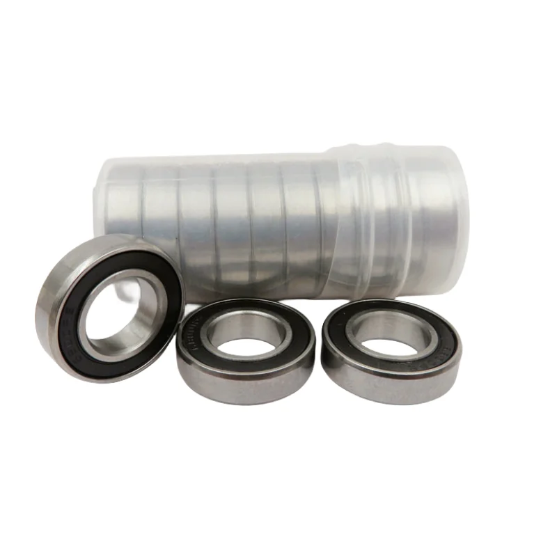 50pcs/100pcs 6801-2RS 12*21*5mm L-2112DD rubber sealed  thin wall deep groove ball bearings 6801 6801RS 12x21x5 mm