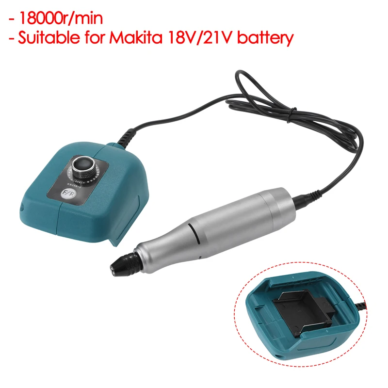 

Lithium Electric Mini Drill Stepless Speed Regulation DIY Electric Drill Small Grinder Polishing Machine for Makita 18V/21V