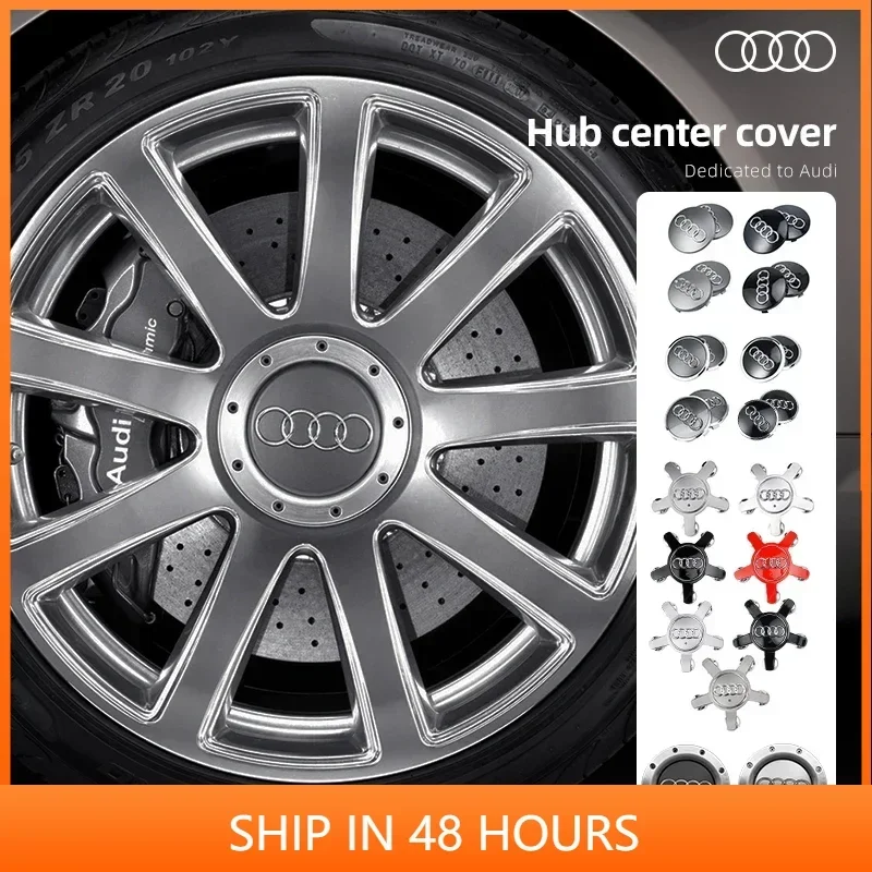 

4pcs 60mm 61mm 68mm 69mm 135mm 146mm Wheel Center Cap Hub Covers Badge 4B0601170 for Audi A3 A4 A5 A6 A7 A8 S4 S6 Accessories