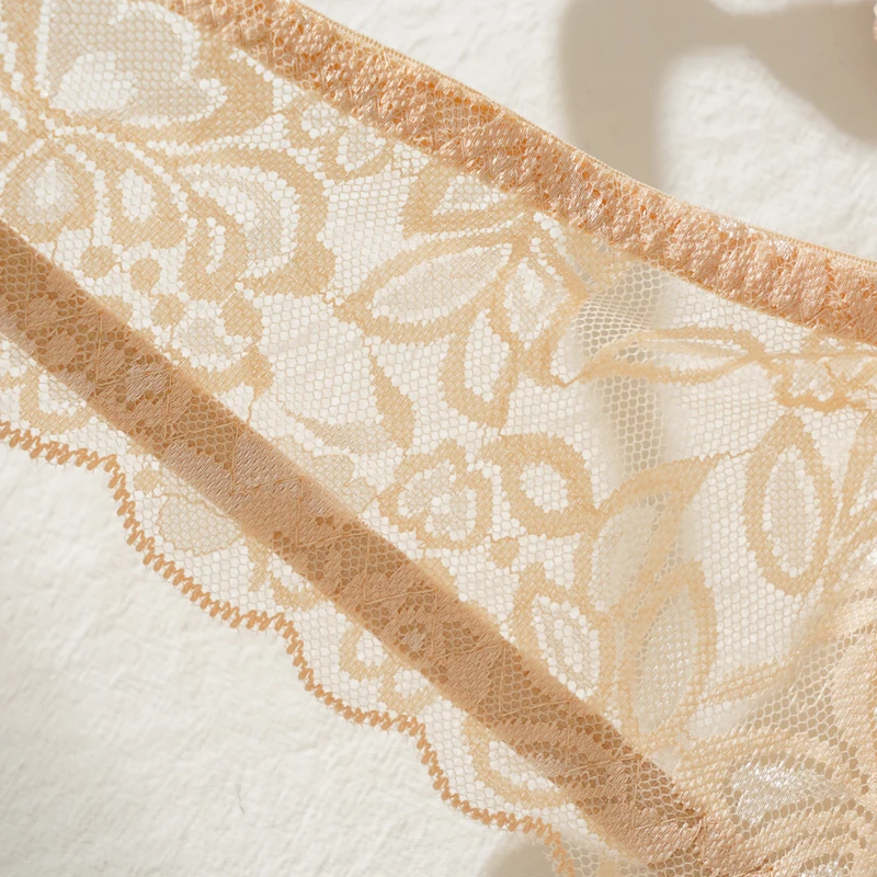 Frauen Spitze Volle Tasse Mesh Bh Atmungsaktiv Komfortable Push-Up Bhs Weibliche Dünne Französisch Unterwäsche 36-44B/C Tasse – Detail 4