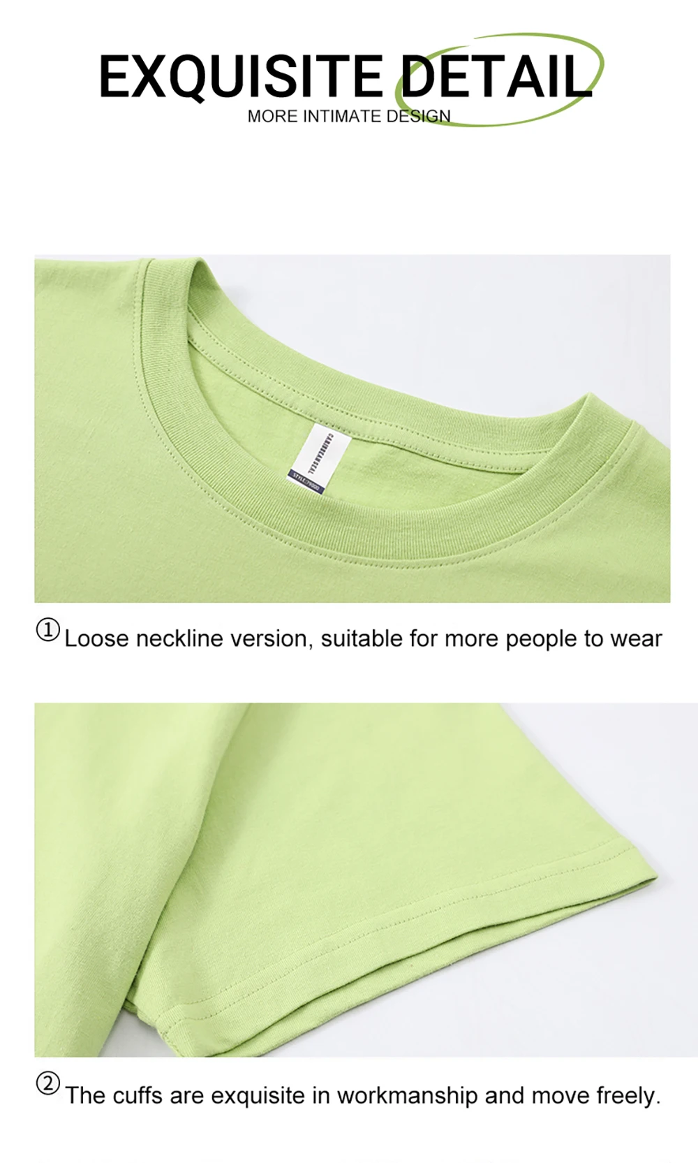 Atmungsaktive Strand-T-Shirts für Herren, weiches O-Ausschnitt-T-Shirt für den Alltag, Baumwolle, All-Match-Kurzarm, bequeme Sommerkleidung, Street-Sport-Tops – Detail 8