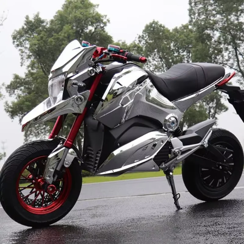 2026 New M5 High-Power Electric Road Two-Wheeler-2000W EEC | 6-Speed Disc Brake Steel Frame 70km/h Speed Display (Customizable)