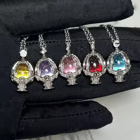 Anime Puella Magi Madoka Magica Kaname Madoka Akemi Homura Cosplay Soul Gem Necklace Crystal Choker