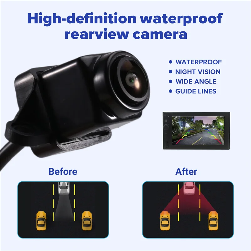 HD новая 01733851 камера заднего вида для Geely S1 - система помощи при парковке в сборе