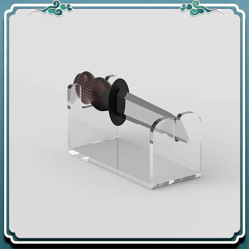 حامل عرض السكاكين سهل الاستخدام، حامل سكاكين أكريليك، حامل سكاكين واحد، حامل عرض سكين الجيب