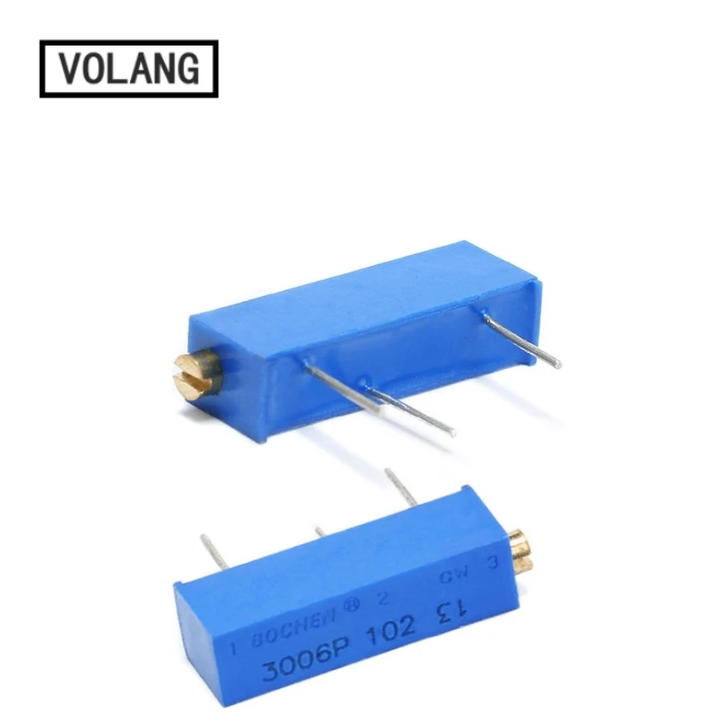 20개 3006P 정밀 다회전 조절 가능 전위차계 1K 2K 202 5K 10K 20K 50K 503 100K 104 200K 500K 100R 200R 옴 저항기