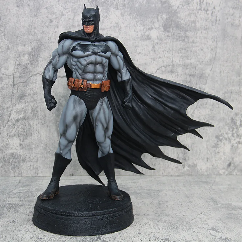 Dc Comics Dark Knight Batman Gk Action Figures Toy 38cm Large Justice League Standing Batman Figurines Model Ornaments Gifts