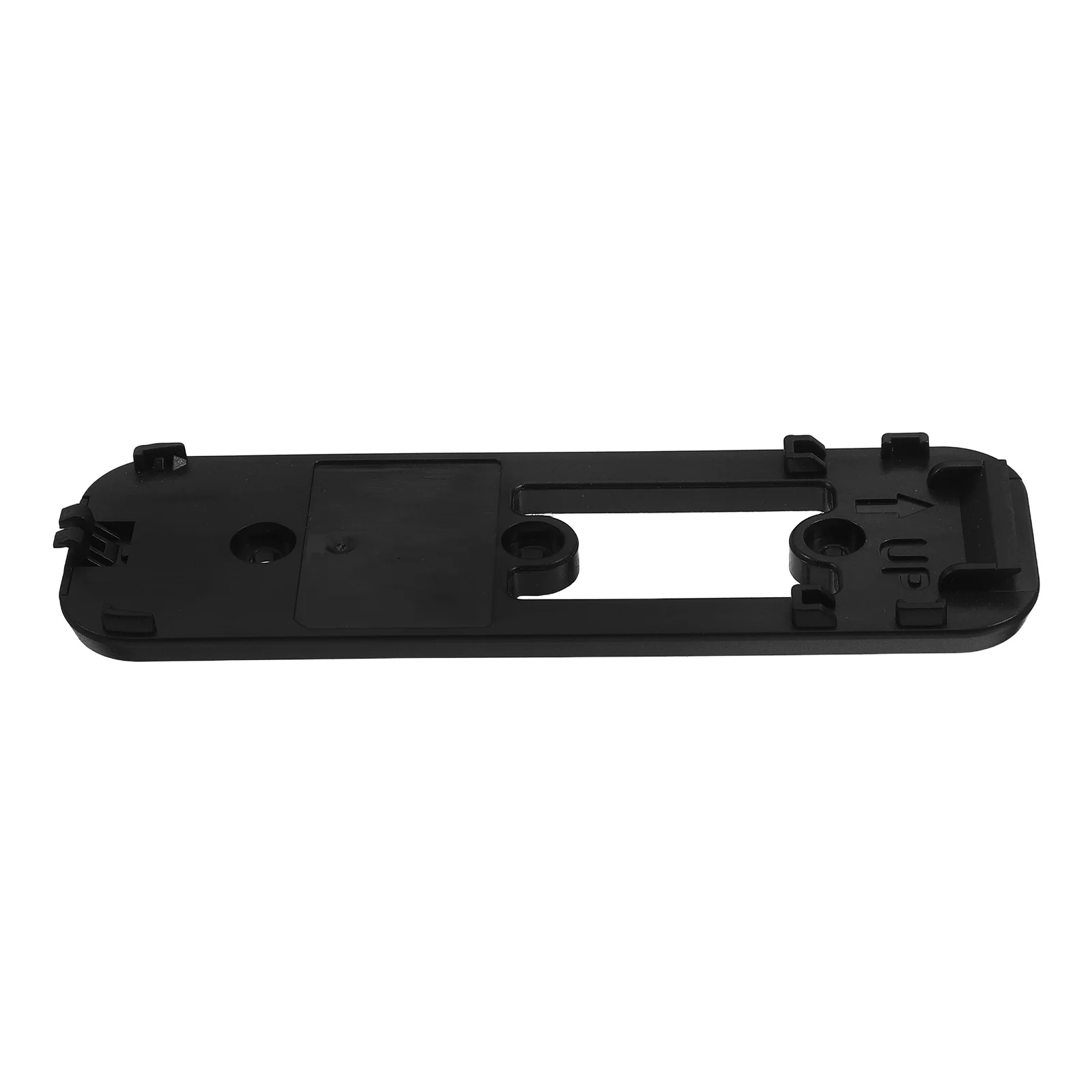 

Universal Video Doorbell Backplate Mount 4.99X1.53Inch Black Durable Weather Resistant Replacement Holder Clip Design
