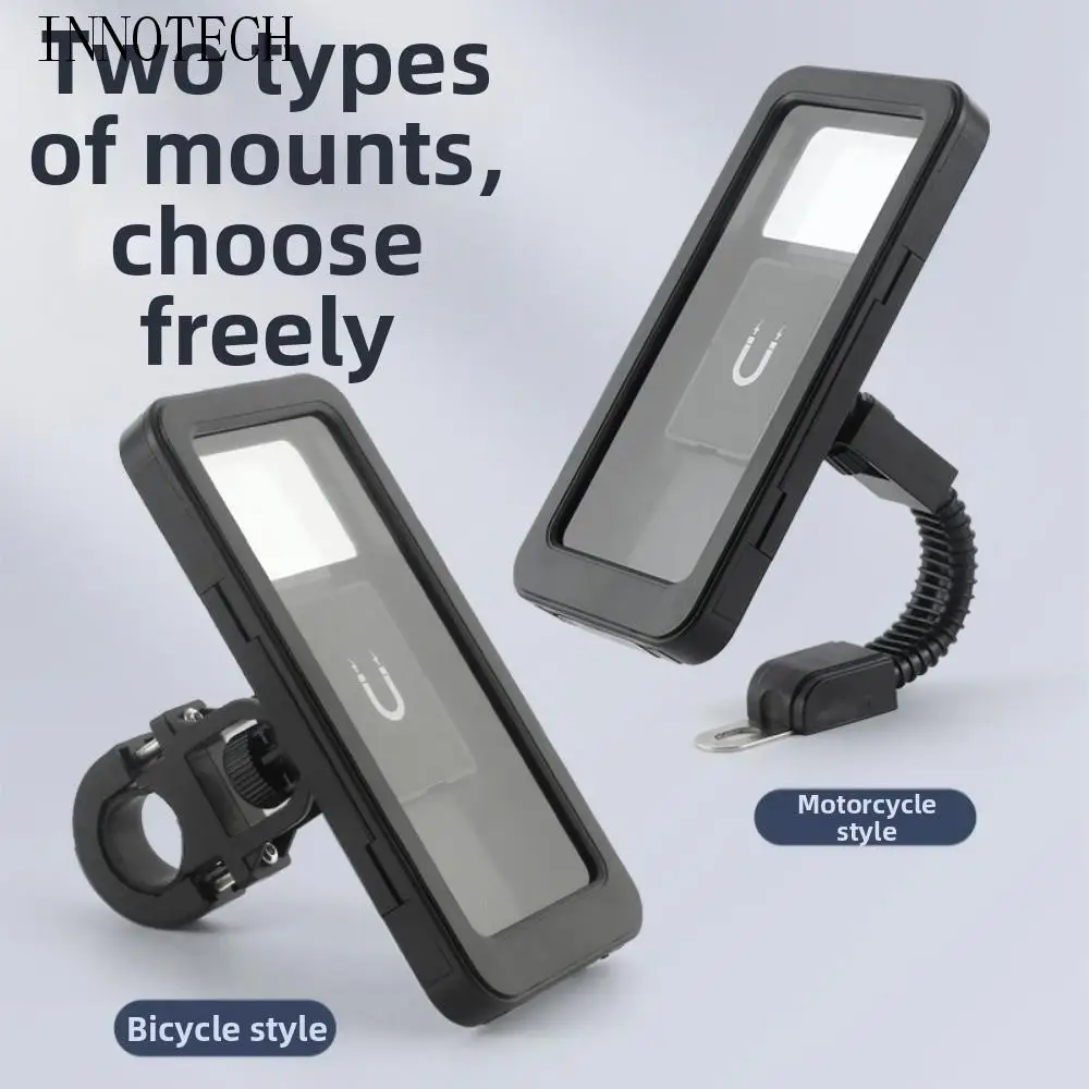 

Waterproof Bike Phone Holder Stable Mount 360° Swivel Phone Navigation Holder Magnetic Design Adjustable Support