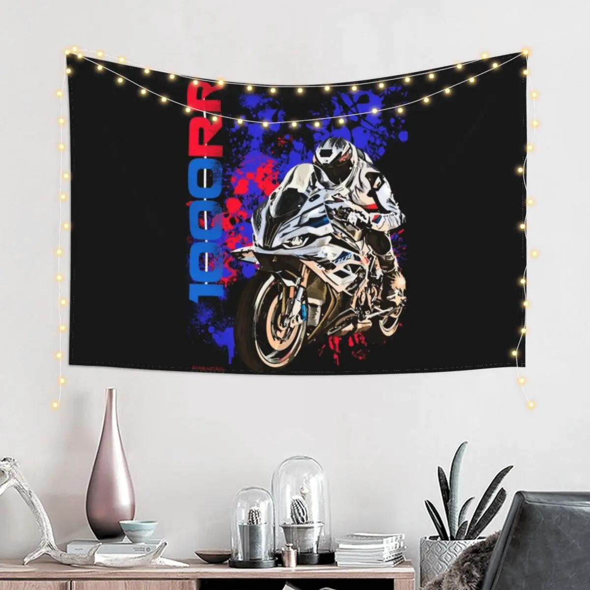 S1000 RR Tapestry Korean Room Decor Wallpaper Bedroom Tapestry