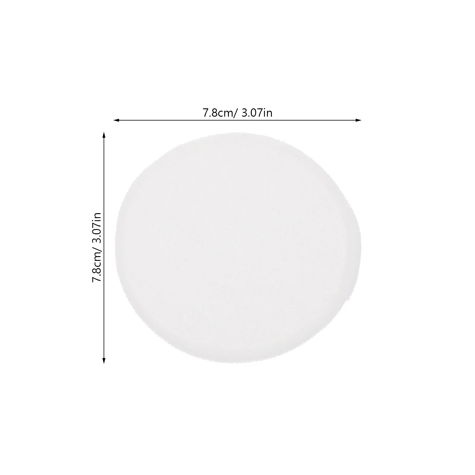 CIYODO 10 قطع من وسادات إزالة المكياج القابلة لإعادة الاستخدام لتنظيف الوجه مناديل قطنية مستديرة لملحقات تنظيف الوجه