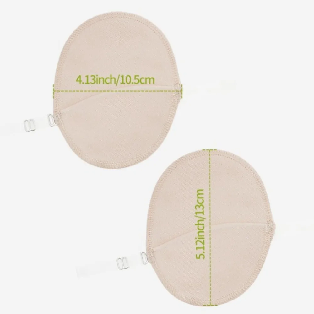 2 قطعة منصات تعرق تحت الإبط قابلة لإعادة الاستخدام منصات عرق الإبط المعدلة ، منصات حزام عرق الإبط القطنية القابلة للتنفس غير عرق الإبط #5