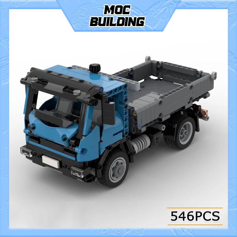 546pcs technologie serie moc europa mittelgroße trucks carb baustein fahrzeug spielzeug montieren ziegel set für kinder MOC-115596