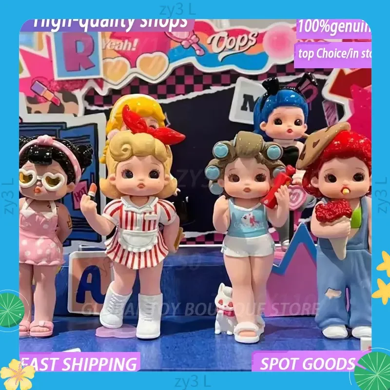 

Ramy Spicy Girls Blcok Series слепая коробка Kawaii мультфильм мода девушка украшение для рабочего стола загадочная коробка коллекция модель игрушка в подарок