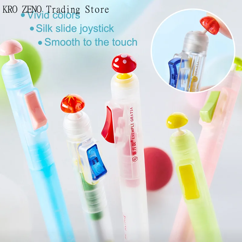 Relax Switch Pen For Exam Prep - Fidget Clicker Gel Pen 0.5mm Smooth Writing, Anti-Anxiety Study Tool For School Students Office