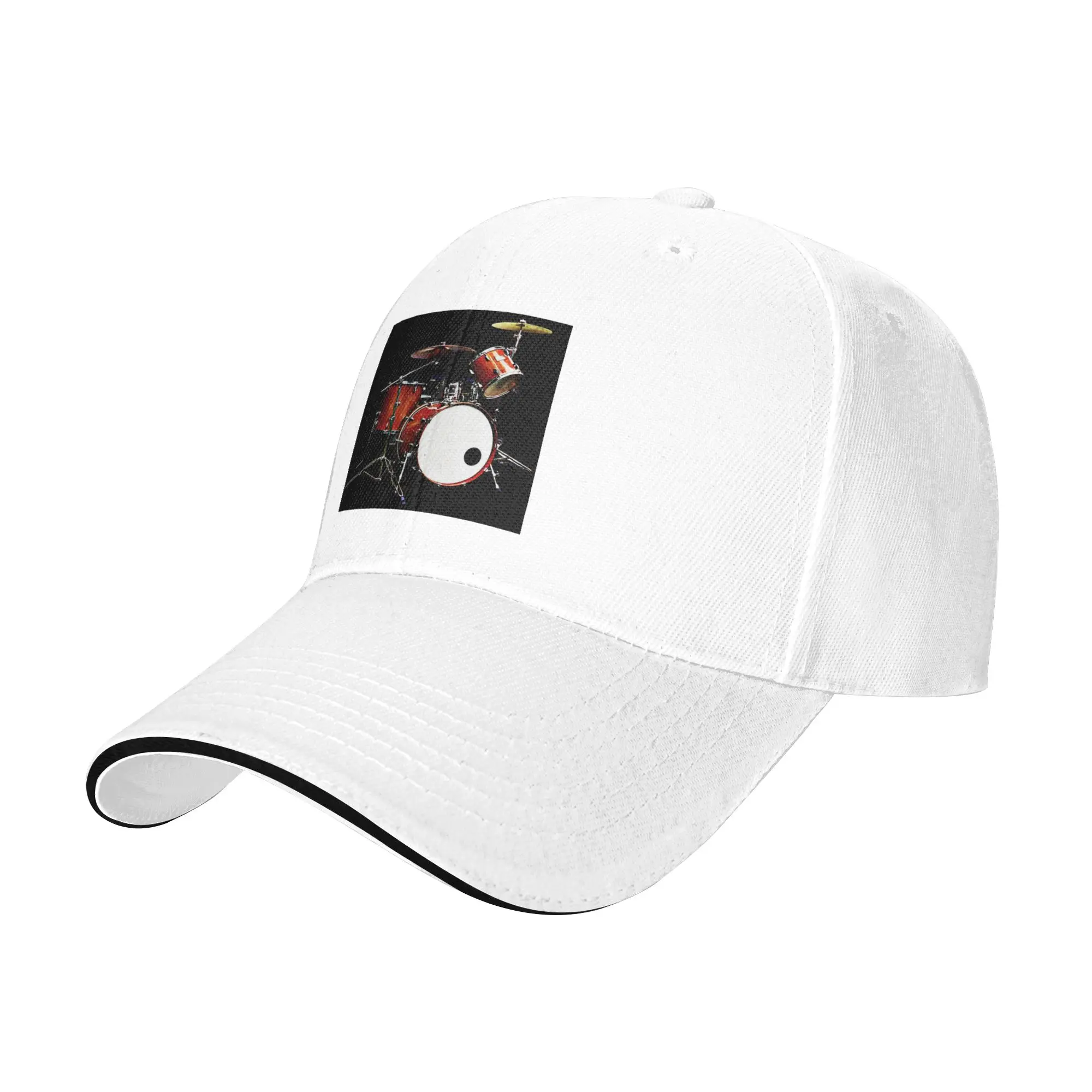 drum kit Cap Fashion Casual Baseball Caps Adjustable Hat Hip Hop Summer Unisex Baseball Hats Customizable Polychromatic