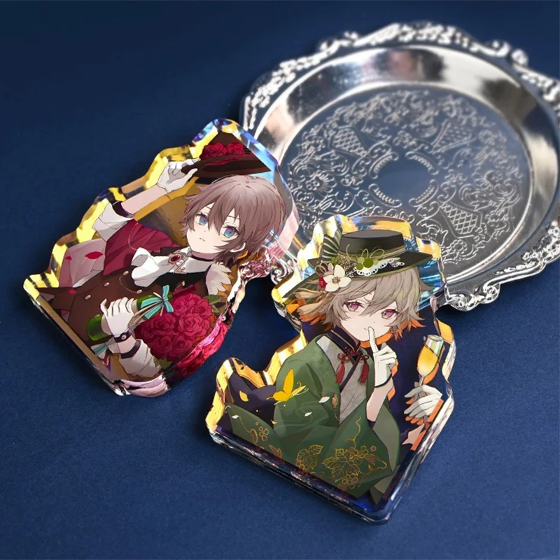 7cm Double Sided Print Custom Photos Anime Acrylic Standee Desktop Ornament Customized Cartoon Character Personalized Charm Gift