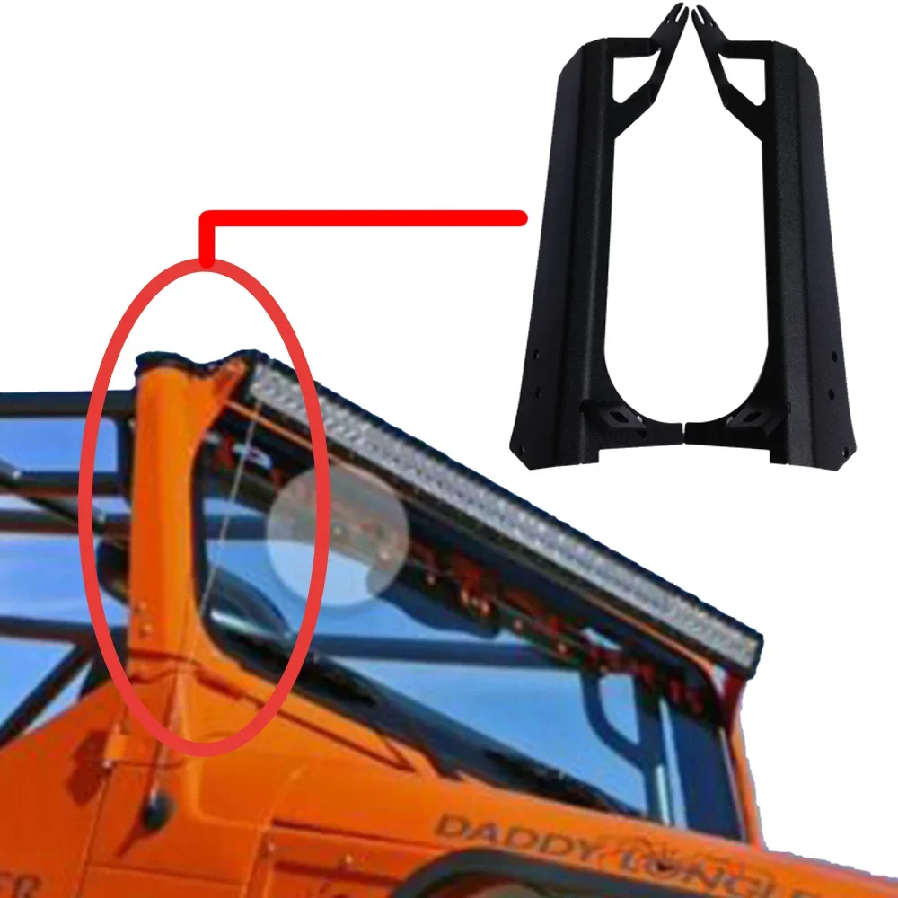 

SXMA J128 50 Inch LED Light Bar Windscreen Brackets With A Holder Mounting Brackets For Jeep Wrangler TJ 1997- 2006