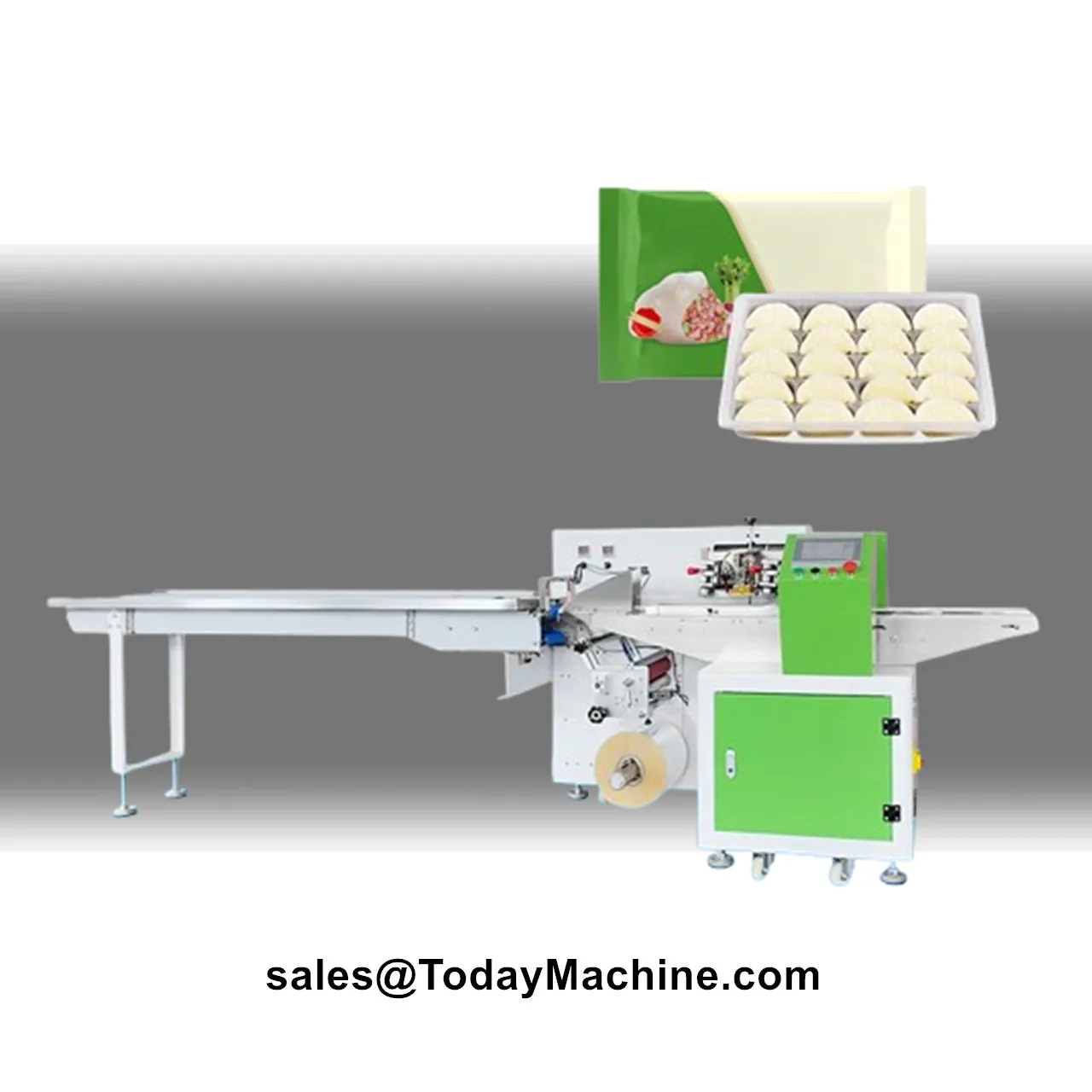 Automatic Horizontal Wrapping Machine Fresh Fruit and Vegetable Plastic Bag
