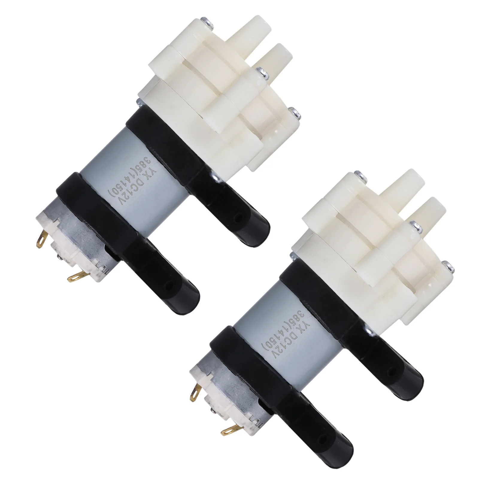 

2Pcs Mini Diaphragm Pump 6-12V Aquarium Circulation Pump Silent Micro Circulation Water Transfer Fish Tank Water Circulator