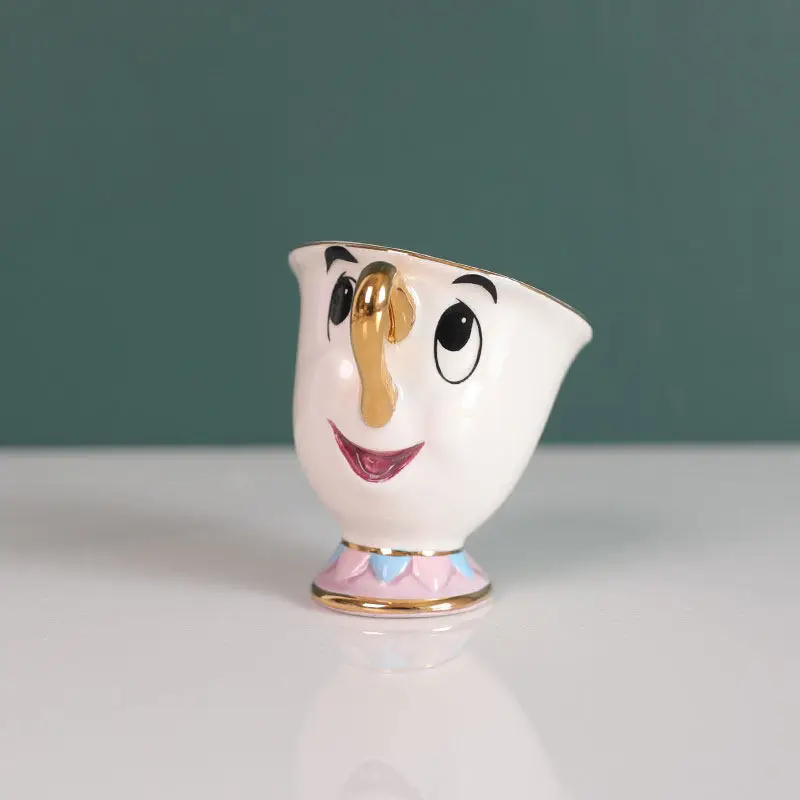 Cute Beauty And The Beast Teapot Cartoon Coffee Pots Mug Mrs Potts Chip Cup Tea Pots Tea Cup Set Home Decor Ornament Toys Gifts - view 3