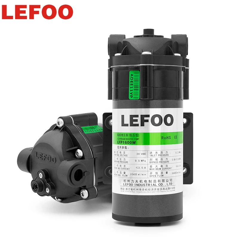 24V Dc Pemurni Air Ro Booster Pompa Air Diafragma Booster Pump untuk Sistem Ro Reverse Osmosis