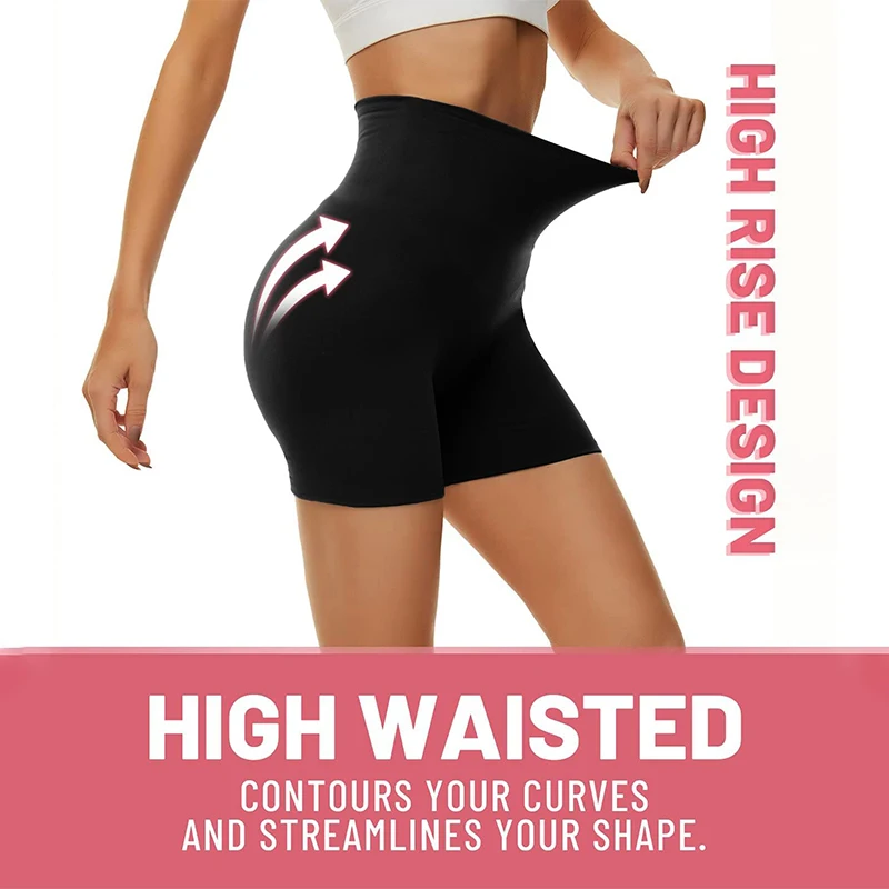 Long Boxer Briefs for Women Slip Shorts Anti Chafing Panties Seamless Smooth Workout Yoga Bike Safety Shorts for Under Dresses