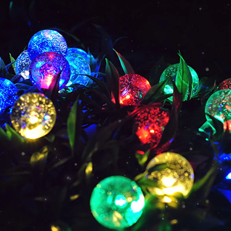 

Bubble Ball LED String Lights AA Battery Operated Party Lighting for Wedding Holiday Birthday Room Indoor Decoration Fairy Light
